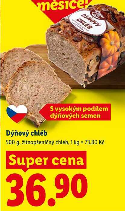 Dýňový chléb, 500 g