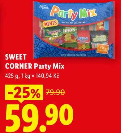 SWEET CORNER Party Mix, 425 g