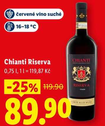 Chianti Riserva, 0,75 l