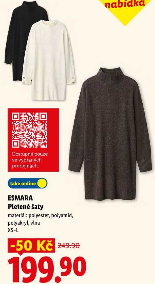 ESMARA Pletené šaty