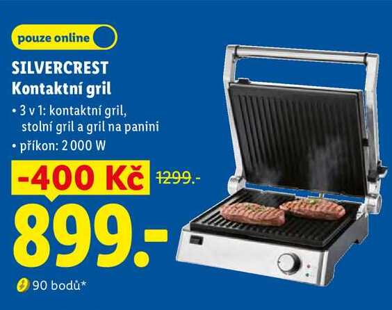 SILVERCREST Kontaktní gril