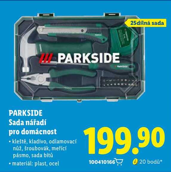 PARKSIDE Sada nářadí pro domácnost 