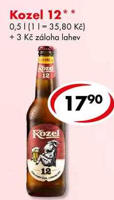 Kozel 12, 0,5 l
