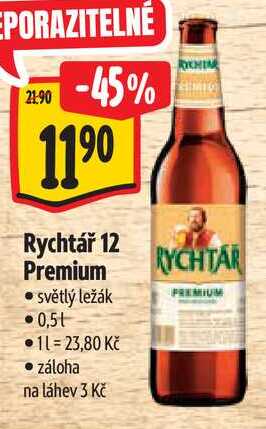 Rychtář 12 Premium, 0,5 l