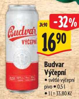 Budvar Výčepní, 0,5 l 