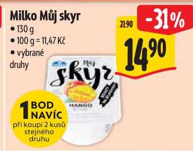 Milko Můj skyr, 130 g