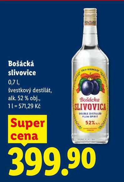 Bošácká slivovice, 0,7 l