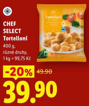 CHEF SELECT Tortelloni, 400 g