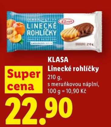 KLASA Linecké rohlíčky, 210 g
