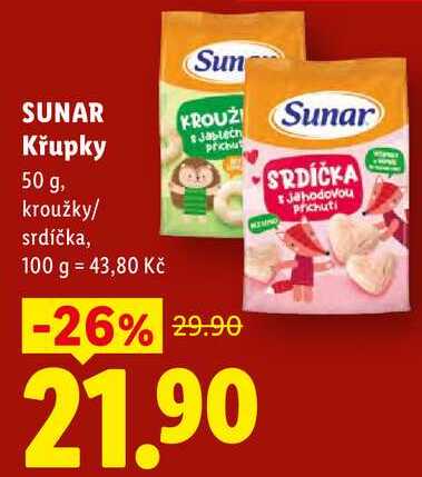 SUNAR Křupky, 50 g