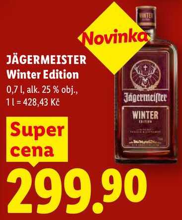 JÄGERMEISTER Winter Edition, 0,7 1
