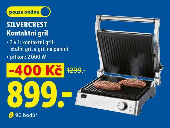 SILVERCREST Kontaktní gril