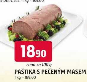 PAŠTIKA S PEČENÝM MASEM 100g