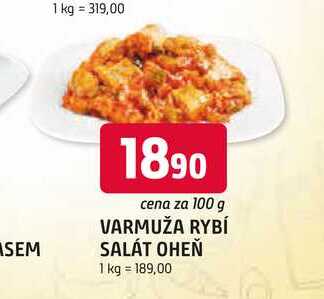 VARMUŽA RYBÍ SALÁT OHEŇ 100g