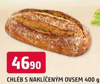 CHLÉB S NAKLÍČENÝM OVSEM 400 g