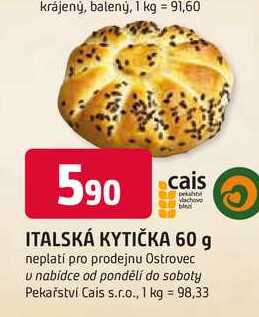 ITALSKÁ KYTIČKA 60 g 