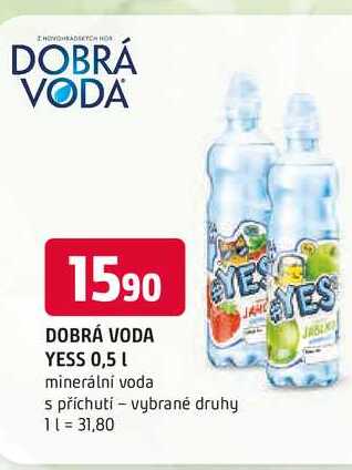 DOBRÁ VODA YESS 0,5 L