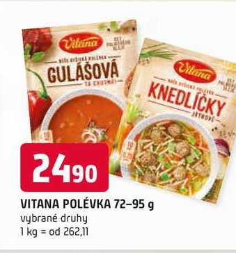 VITANA POLÉVKA 72-95 g 