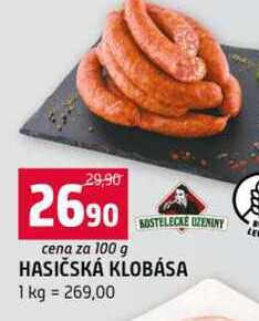 HASIČSKÁ KLOBÁSA 100g