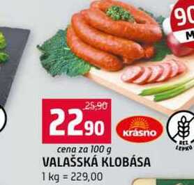 VALAŠSKÁ KLOBÁSA 100g