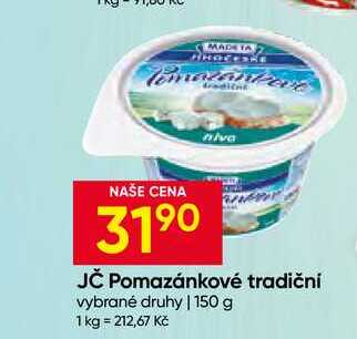 MADETA JČ Pomazánkové tradiční vybrané druhy 150 g