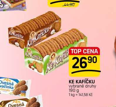 KE KAFÍČKU vybrané druhy 190 g