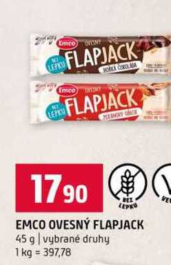 EMCO OVESNÝ FLAPJACK 45 g vybrané druhy