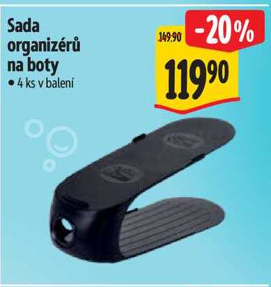 Sada organizérů na boty, 4 ks