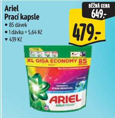 Ariel Prací kapsle, 85 dávek