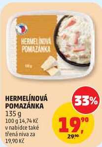 HERMELÍNOVÁ POMAZÁNKA, 135 g 