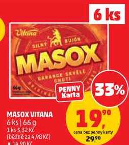 MASOX VITANA, 6 ks, 66 g