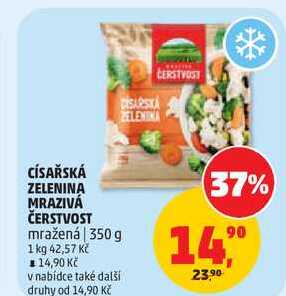 CÍSAŘSKÁ ZELENINA MRAZIVÁ ČERSTVOST mražená, 350 g