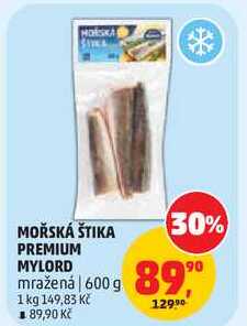 MOŘSKÁ ŠTIKA PREMIUM MYLORD mražená, 600 g