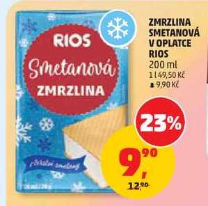 ZMRZLINA SMETANOVÁ V OPLATCE RIOS, 200 ml