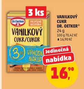 VANILKOVÝ CUKR DR. OETKER, 24 g