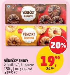VĚNEČKY ENJOY žloutkové, 150 g