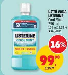LISTERINE Cool Mint, 750 ml