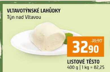LISTOVÉ TĚSTO 400 g