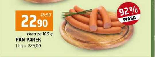 PAN PÁREK 100g
