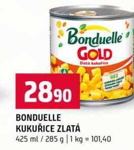 BONDUELLE KUKUŘICE ZLATÁ 425 ml 285 g