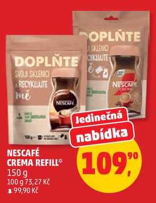 NESCAFÉ CREMA REFILL, 150 g