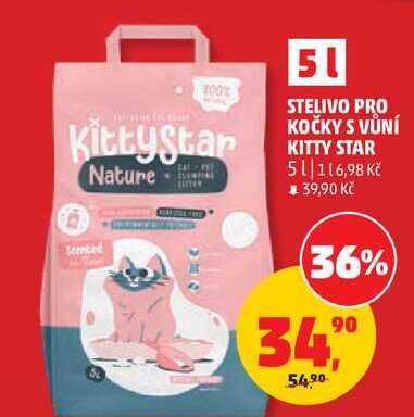 STELIVO PRO KOČKY S VŮNÍ KITTY STAR, 5 l