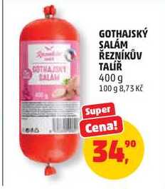 GOTHAJSKÝ SALÁM ŘEZNÍKŮV TALÍŘ, 400 g