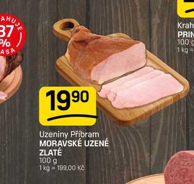 MORAVSKÉ UZENÉ ZLATÉ 100 g
