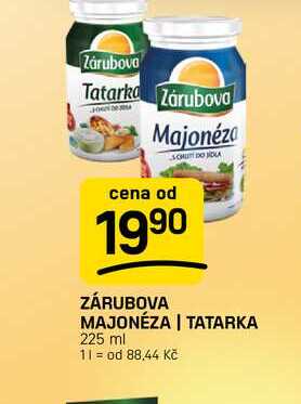 ZÁRUBOVA MAJONÉZA | TATARKA 225 ml