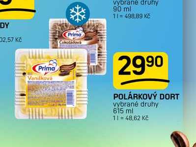 POLÁRKOVÝ DORT vybrané druhy 615 ml