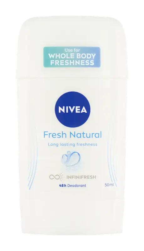 NIVEA Deodorant tuhý pro ženy Fresh Natural, 50 ml