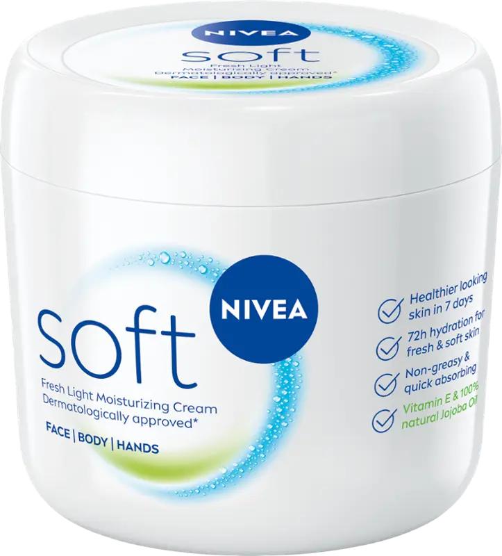 NIVEA Hydratační krém Soft, 500 ml