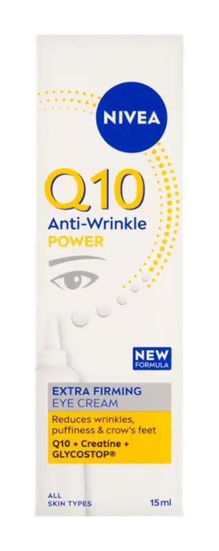 NIVEA Zpevňující oční krém proti vráskám Q10 Power, 15 ml
