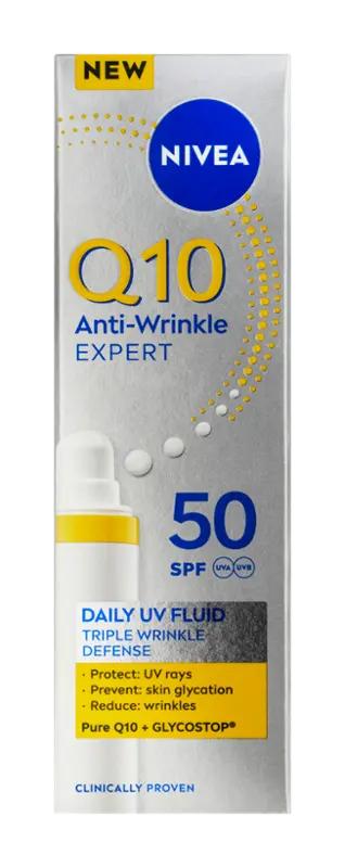 NIVEA Denní UV fluid proti vráskám SPF 50, 40 ml
